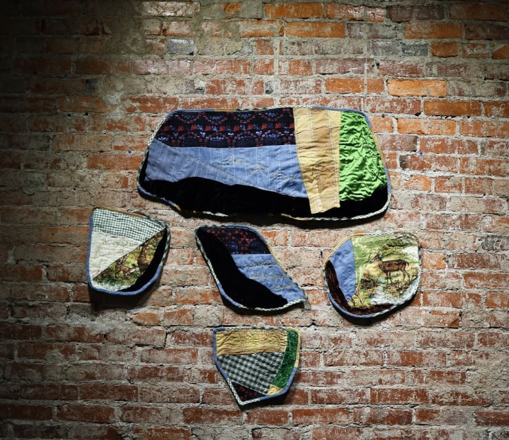 Artwork by artist Coulter Fussell on display at the Untitled Nashville hotel